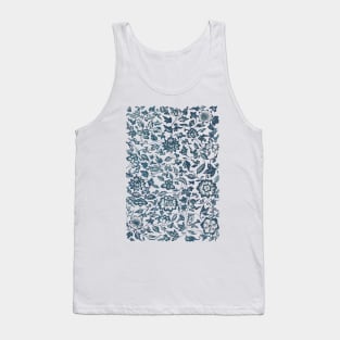 Elegant Chinese Porcelain Pattern Tank Top